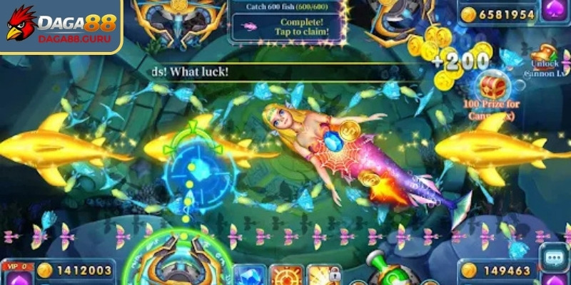 Jackpot Fishing Daga88 kết hợp bắn cá và cơ hội nổ hũ lớn