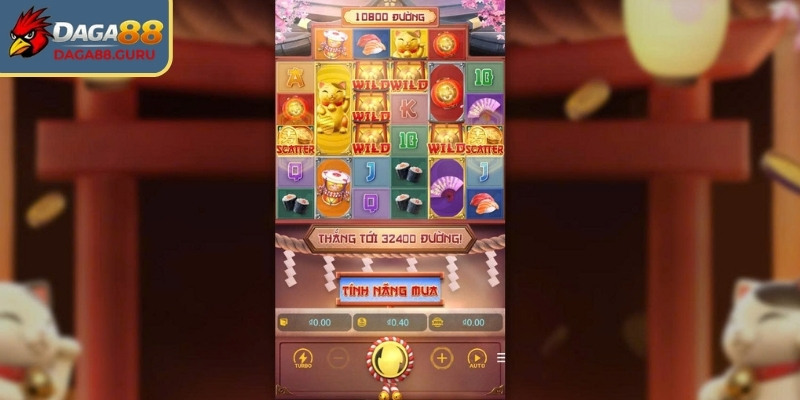 Lucky Neko Daga88 mang lại vòng thưởng nhân điểm